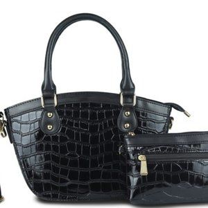 Brand New Satchel Or Crossbody your choice has a zipper one side great Bag